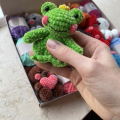 Frog Out of the Box amigurumi pattern by Nelly Handmade
