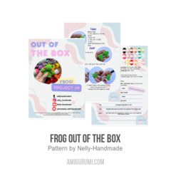 Frog Out of the Box amigurumi pattern by Nelly Handmade