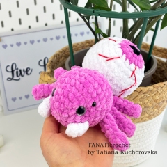 Pack 3 Halloween Spiders amigurumi pattern by TANATIcrochet