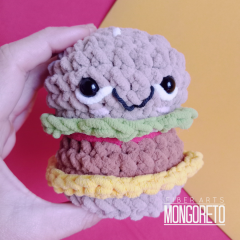 BURGER amigurumi pattern by Mongoreto