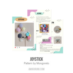 JOYSTICK amigurumi pattern by Mongoreto