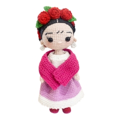 Fridita amigurumi pattern by Conmismanoss