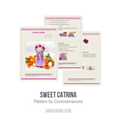 Sweet Catrina amigurumi pattern by Conmismanoss
