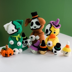 Halloween Animals Crochet Pattern amigurumi pattern by Lennutas