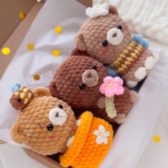 Honey story: 3 bears amigurumi by Knit.friends