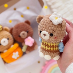 Honey story: 3 bears amigurumi pattern by Knit.friends