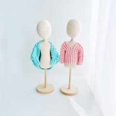 Sweaters amigurumi pattern by Fluffy Tummy