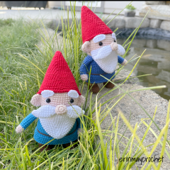 Leif the Gnome amigurumi by erinmaycrochet