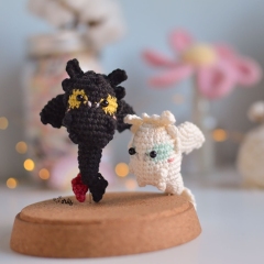 Mini Toothless amigurumi amigurumi pattern by O Recuncho de Jei