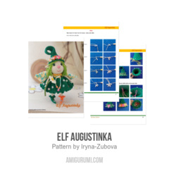 Elf Augustinka amigurumi pattern by Iryna Zubova