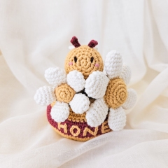 Honey the Bear and Friends amigurumi pattern by EMI Creations by Chloe