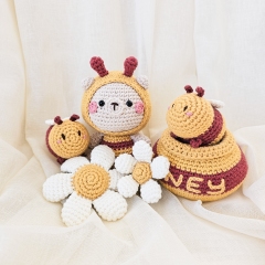 Honey the Bear and Friends amigurumi by EMI Creations by Chloe
