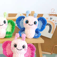Butterfly Crochet Pattern  amigurumi pattern by Hugurumitoys