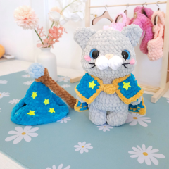 Wizard Cat  amigurumi pattern by Hugurumitoys