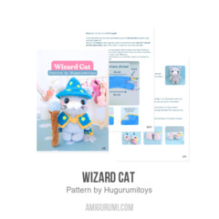Wizard Cat  amigurumi pattern by Hugurumitoys