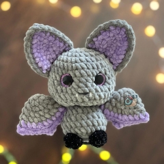 Betty the Bat amigurumi pattern by CuteVilleToys