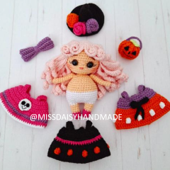 ELSIE the Halloween Witch amigurumi pattern by Miss Daisy Handmade