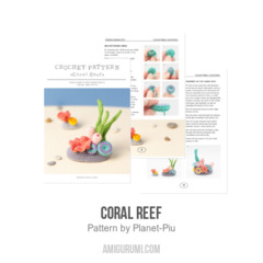 Coral Reef amigurumi pattern by Planet Piu