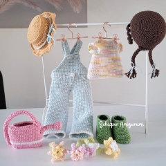 Doll Robin and Outfit Lilly amigurumi pattern by Schipper Amigurumi