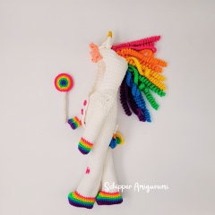 Doll Robin and Outfit Unicorn amigurumi pattern by Schipper Amigurumi
