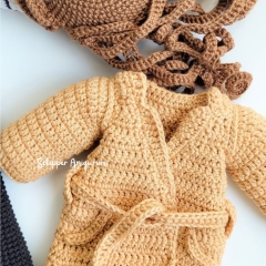 Outfit Cecile for doll Robin amigurumi by Schipper Amigurumi