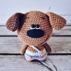 Barney the Dog amigurumi pattern by apinchofcotton