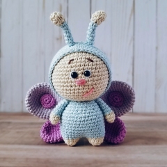Emma the Butterfly  amigurumi pattern by apinchofcotton