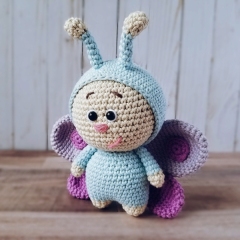 Emma the Butterfly  amigurumi by apinchofcotton