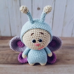 Emma the Butterfly  amigurumi pattern by apinchofcotton
