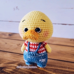 Ernie the Duck amigurumi pattern by apinchofcotton