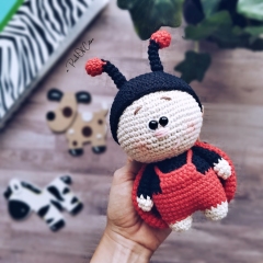 Olivia the Ladybug amigurumi pattern by apinchofcotton