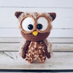 Owl Pacino  amigurumi pattern by apinchofcotton