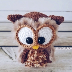 Owl Pacino  amigurumi by apinchofcotton