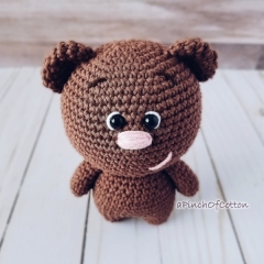 Teddy the Bear amigurumi pattern by apinchofcotton