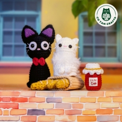 Cat Jiji's family amigurumi pattern by Co Tam Crafts