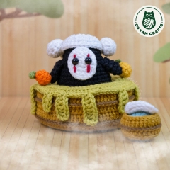 No face - Spirited Away amigurumi pattern by Co Tam Crafts