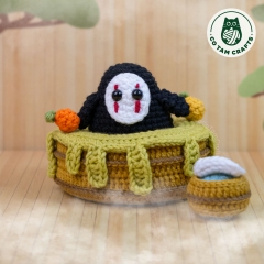 No face - Spirited Away amigurumi pattern by Co Tam Crafts