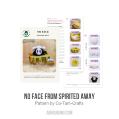 No face - Spirited Away amigurumi pattern by Co Tam Crafts