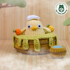 Otori-sama - Spirited Away amigurumi pattern by Co Tam Crafts