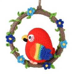 Feathered Friends #2 amigurumi by Janine Holmes at Moji-Moji Design