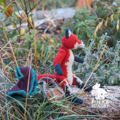 Julen of the Fox Folk amigurumi pattern by Folk & Sundry
