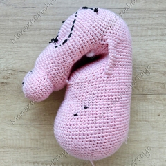 Courage the Cowardly Dog amigurumi by Monoxatoys