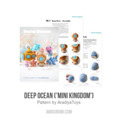 Deep Ocean ('Mini Kingdom') amigurumi pattern by AradiyaToys