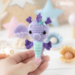 Kawaii Seahorse ('Mini Kingdom') amigurumi by AradiyaToys