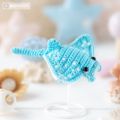 Manta Ray ('Mini Kingdom') amigurumi pattern by AradiyaToys