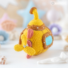 Submarine ('Mini Kingdom') amigurumi pattern by AradiyaToys