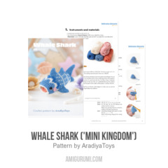Whale Shark ('Mini Kingdom') amigurumi pattern by AradiyaToys