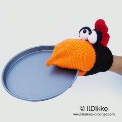 Hot Chick Oven Gloves amigurumi by IlDikko