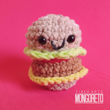 BURGER amigurumi pattern by Mongoreto