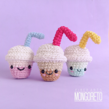 ICED COFFEE amigurumi pattern by Mongoreto